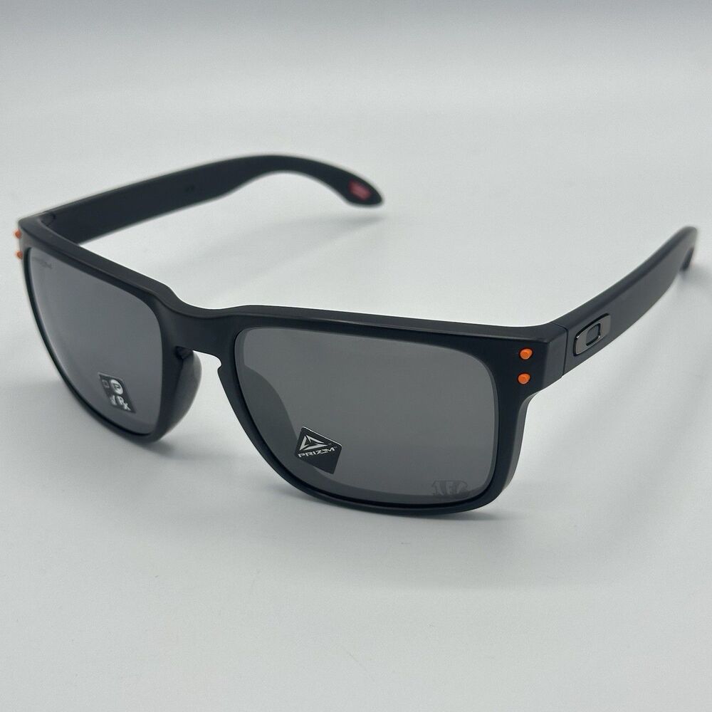 Oakley Holbrook Cincinnati Bengals Matte Black Prizm Black Lens Sunglasses NFL